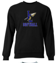 Load image into Gallery viewer, ADULT/UNISEX- Gildan Cotton feel, Hooded or Crewneck sweatshirt - Indian Land Softball