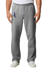 Load image into Gallery viewer, ADULT/UNISEX- Gildan Cotton feel, open botton sweatpants - Indian Land Softball