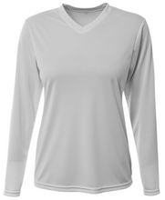 Load image into Gallery viewer, WOMENS A4 Drifit Sprint Performance V-Neck Long Sleeve Tee NW3425