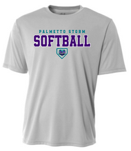 Load image into Gallery viewer, ADULT A4 Drifit Short Sleeve Tee- Palmetto Storm Softball