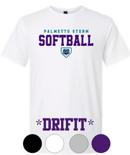 Load image into Gallery viewer, ADULT A4 Drifit Short Sleeve Tee- Palmetto Storm Softball