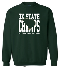 Load image into Gallery viewer, Adult & Youth CRHS 3x State Champ Crewneck Sweatshirt
