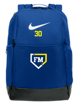 Load image into Gallery viewer, Nike Brasilia Medium Backpack NKDH7709- FM Plate Embroidered