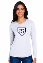 Load image into Gallery viewer, WOMENS A4 Drifit Cooling Performance Long Sleeve Tee- Flag