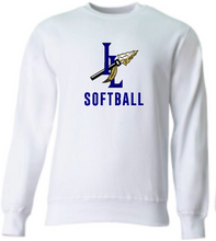 Load image into Gallery viewer, ADULT/UNISEX- A4 Cotton feel Hooded or Crewneck Sweatshirts - Indian Land Softball