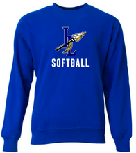 Load image into Gallery viewer, ADULT/UNISEX- A4 Cotton feel Hooded or Crewneck Sweatshirts - Indian Land Softball