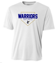 Load image into Gallery viewer, ADULT/UNISEX- A4 Drifit Long or Short Sleeve Tee - Warriors Softball Plate design