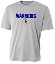 Load image into Gallery viewer, ADULT/UNISEX- A4 Drifit Long or Short Sleeve Tee - Warriors Softball Plate design