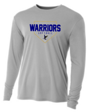 Load image into Gallery viewer, ADULT/UNISEX- A4 Drifit Long or Short Sleeve Tee - Warriors Softball Plate design