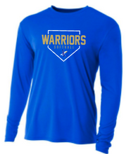 Load image into Gallery viewer, ADULT/UNISEX- A4 Drifit Long or Short Sleeve Tee - Warriors Softball Plate design
