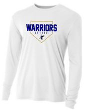 Load image into Gallery viewer, ADULT/UNISEX- A4 Drifit Long or Short Sleeve Tee - Warriors Softball Plate design