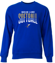 Load image into Gallery viewer, ADULT/UNISEX- A4 Cotton feel Hooded or Crewneck Sweatshirts - Indian Land Softball gradiant
