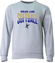 Load image into Gallery viewer, ADULT/UNISEX- A4 Cotton feel Hooded or Crewneck Sweatshirts - Indian Land Softball gradiant