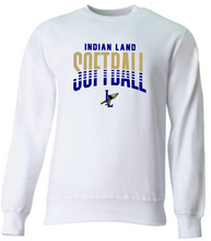 Load image into Gallery viewer, ADULT/UNISEX- A4 Cotton feel Hooded or Crewneck Sweatshirts - Indian Land Softball gradiant
