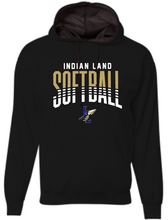 Load image into Gallery viewer, ADULT/UNISEX- A4 Cotton feel Hooded or Crewneck Sweatshirts - Indian Land Softball gradiant