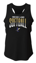 Load image into Gallery viewer, WOMENS FIT- A4 Racerback Tank - Indian Land Softball gradiant