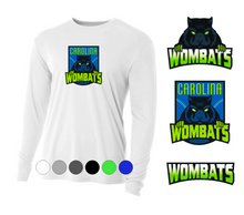 Load image into Gallery viewer, YOUTH A4 Drifit Long Sleeve Tee - Carolina Wombats