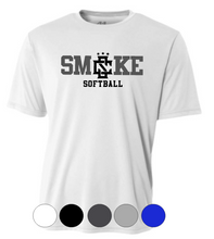 Load image into Gallery viewer, YOUTH A4 Drifit Short Sleeve- Smoke Baseball/Softball