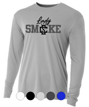 Load image into Gallery viewer, YOUTH A4 Drifit Long Sleeve Tee- Lady Smoke
