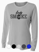 Load image into Gallery viewer, WOMENS A4 Drifit Long Sleeve Tee- Lady Smoke