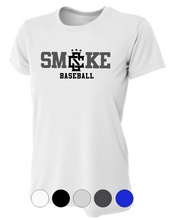 Load image into Gallery viewer, WOMENS A4 Drifit Short Sleeve Tee- Smoke Baseball/Softball