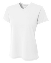 Load image into Gallery viewer, WOMENS A4 Drifit Sprint Performance Tee- McFadden's Red Sox Tee