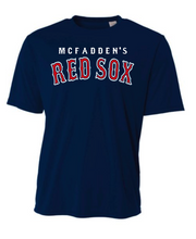 Load image into Gallery viewer, ADULT A4 Drifit Sprint Performance Tee- McFadden's Red Sox Tee