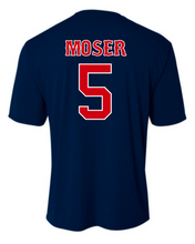 Load image into Gallery viewer, ADULT A4 Drifit Sprint Performance Tee- McFadden's Red Sox Tee