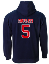 Load image into Gallery viewer, ADULT A4 Cotton Feel Legends Hooded Sweatshirt- McFadden's Red Sox Hoodie