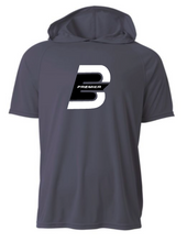 Load image into Gallery viewer, ADULT A4 Drifit Hooded Short Sleeve Tee - Bandits Elite Premier