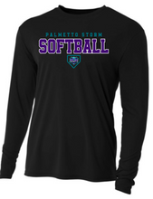 Load image into Gallery viewer, ADULT A4 Drifit Cooling Performance Long Sleeve Tee - Palmetto Storm Softball