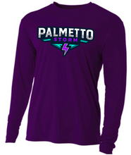 Load image into Gallery viewer, ADULT A4 Drifit Cooling Performance Long Sleeve Tee - Palmetto Storm Bolt