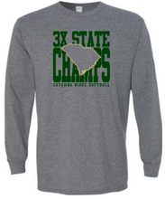 Load image into Gallery viewer, Adult & Youth CRHS 3x State Champ *FRONT ONLY* {XL print} Long SleeveTEE