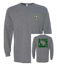 Load image into Gallery viewer, Adult & Youth CRHS 3x State Champ on back LS TEE