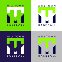 Load image into Gallery viewer, WOMENS FIT - Mill Town Baseball Design- Short Sleeve Tee