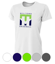 Load image into Gallery viewer, WOMENS FIT - Mill Town Baseball Design- Short Sleeve Tee