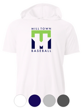 Load image into Gallery viewer, ADULT/YOUTH- Mill Town Baseball Design - Hooded SHORT/LONG Sleeve TEE