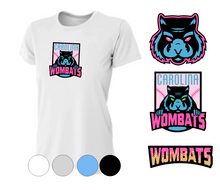 Load image into Gallery viewer, WOMENS A4 Drifit Short Sleeve- Icecream Wombats Design
