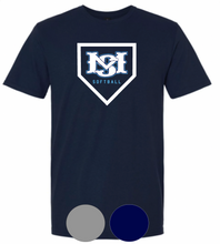 Load image into Gallery viewer, Adult & Youth- MS Softball Plate- Short Sleeve TEE