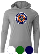 Load image into Gallery viewer, Adult & Youth- Forest Creek Basketball Emblem -Hooded drifit TEE - Long or Short Sleeves