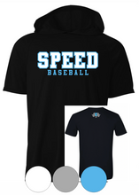 Load image into Gallery viewer, Adult & Youth- -Speed Baseball-Drifit Hooded TEE Short/Long Sleeves