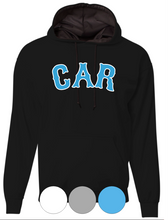 Load image into Gallery viewer, Adult & Youth- CAR- Cotton or Drifit Hooded Sweatshirt
