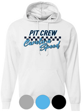 Load image into Gallery viewer, Adult & Youth- Pit Crew Carolina Speed- Cotton or Drifit Hooded Sweatshirt