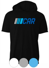 Load image into Gallery viewer, Adult & Youth- -nasCAR-Drifit Hooded TEE Short/Long Sleeves