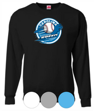 Load image into Gallery viewer, Adult & Youth- Circle Emblem Carolina Speed- Cotton or Drifit Crewneck Sweatshirt