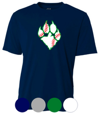 Load image into Gallery viewer, Adult & Youth- FC Baseball Paw -Drifit OR Cotton Short Sleeve Tee