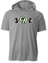 Load image into Gallery viewer, ADULT- A4 Drifit Cooling Performance SHORT or LONG Sleeve Hooded TEE- VENOM CLUB