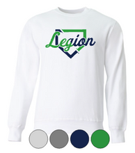 Load image into Gallery viewer, Adult & Youth- Legion Plate- Cotton or Drifit Crewneck Sweatshirt