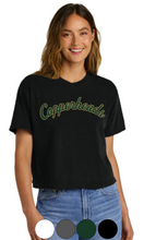 Load image into Gallery viewer, Copperheads Script Arch Tee **on optional brands**