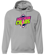 Load image into Gallery viewer, YOUTH/UNISEX- Hooded Drifit OR Cotton Feel Sweatshirt - Southern Chaos Design
